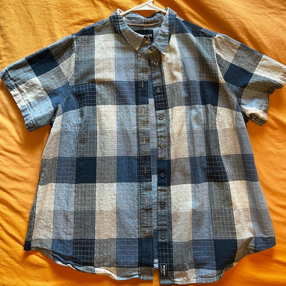 Wildfang The Essential Chambray Button Up - Size 2X